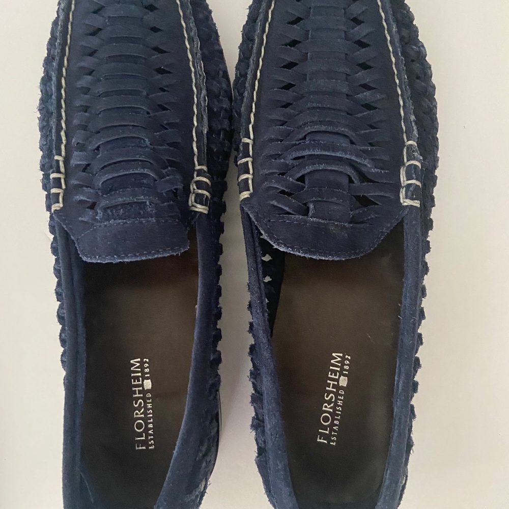 Florsheim Men’s Size 10 Blue Suede Shoes
